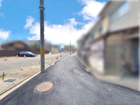 ���s�{���s�s�E���搼���ɖk�����̓y�n�̑O�ʓ��H�܂ތ��n�ʐ^