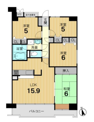 ���s�{���s�s������[���V��䒬 17-6�̒��Ã}���V�����̊Ԏ��}