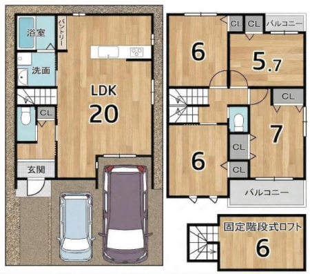 ���s�{���s�s�E���捵��b�˒��̓y�n�̊Ԏ��}