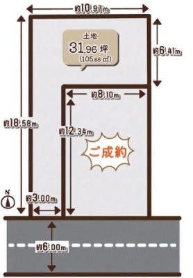 ���s�{���s�s�E���搼���Ɍߒ˒��̓y�n�̊Ԏ��}