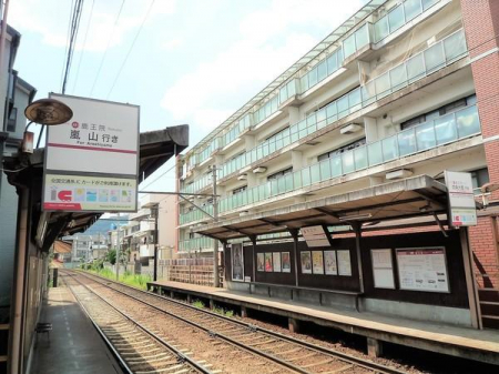 【駅】鹿王院駅(京福 嵐山本線)：398m