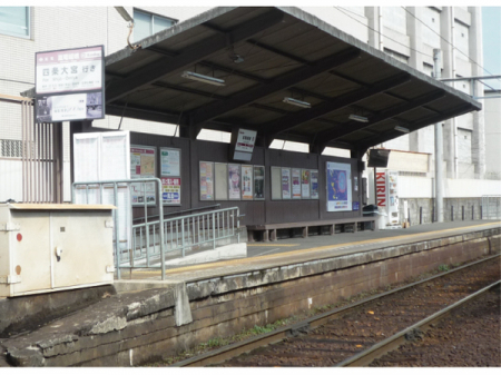 【駅】嵐電嵯峨駅(京福 嵐山本線)：1637m