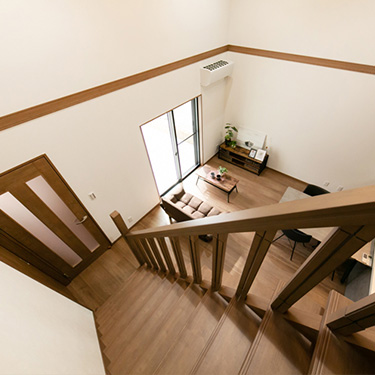 ロフトから家族も一望